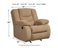 Tulen Mocha Rocker Recliner -DHP SHOP 810594626 4 1