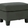 Bayonne Charcoal Ottoman