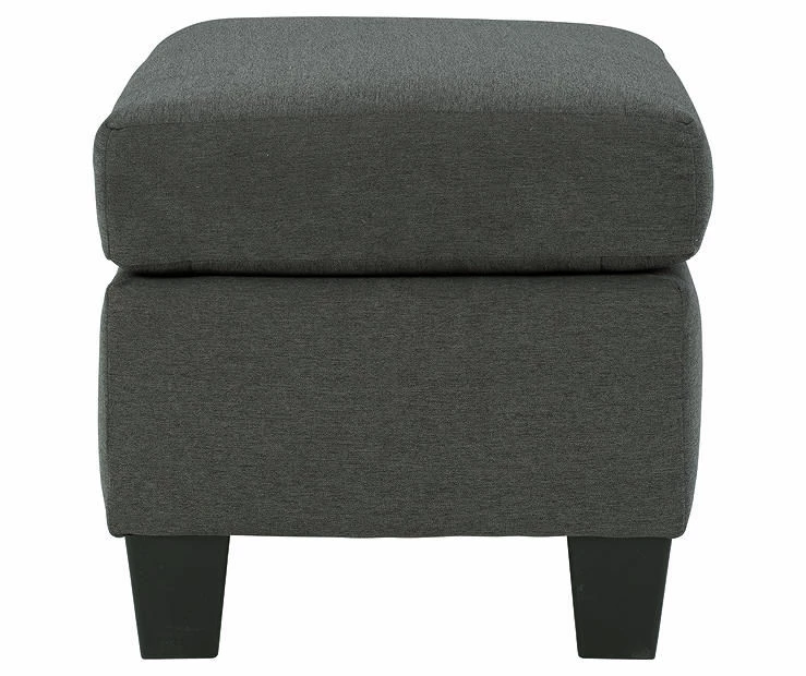 Bayonne Charcoal Ottoman 4 Bayonne Charcoal Ottoman - Image 4