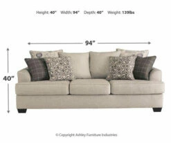 Velletri Pewter Sofa -DHP SHOP 810594666 3