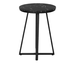 Monarch Faux Marble & Metal Accent Table -DHP SHOP 810598395 A1