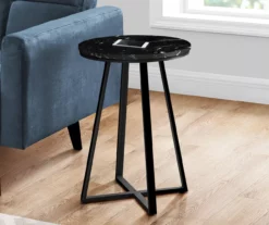 Monarch Faux Marble & Metal Accent Table -DHP SHOP 810598395 B0