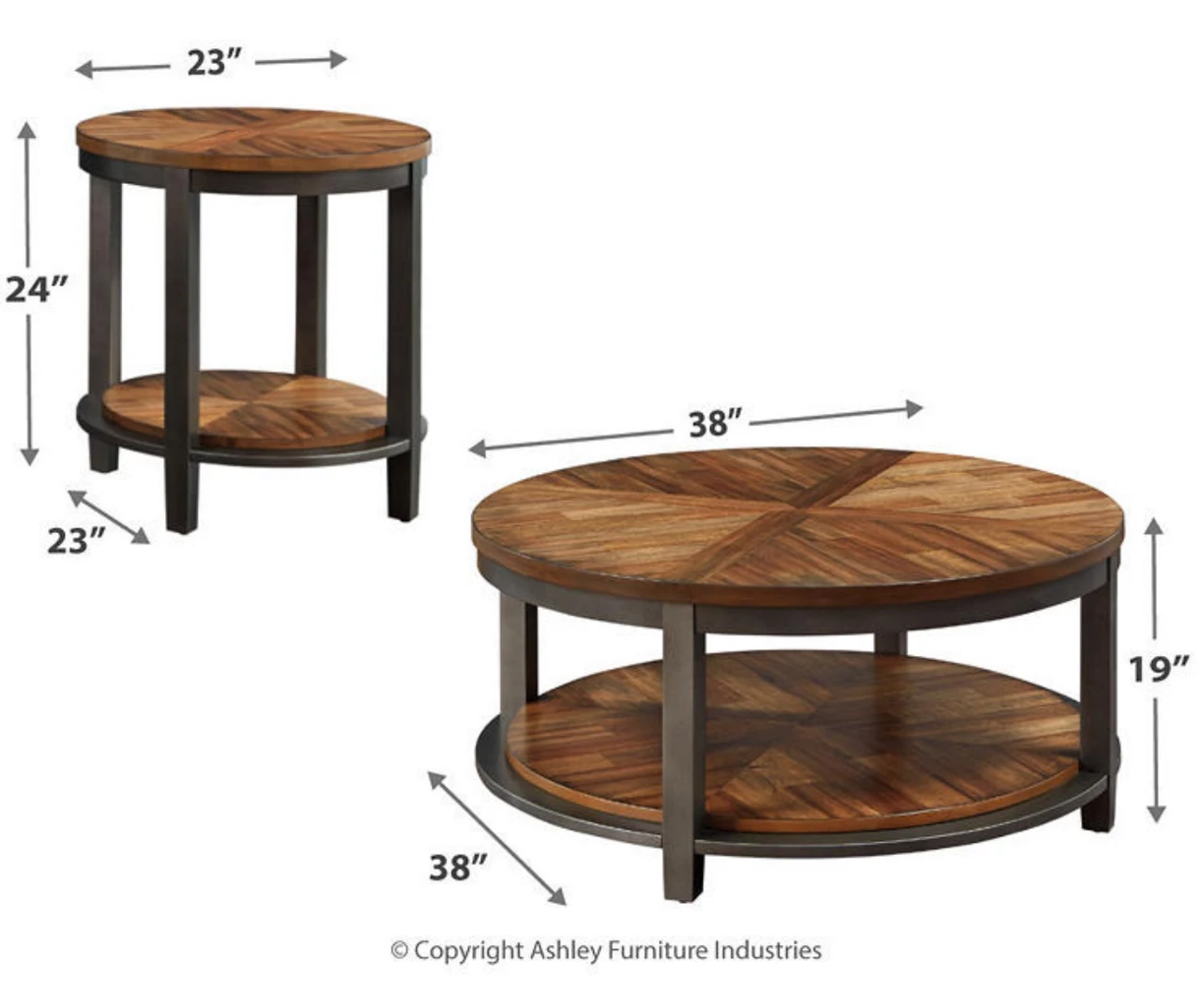 Roybeck 3-Piece Occasional Table Set 5 Roybeck 3-Piece Occasional Table Set - Image 5