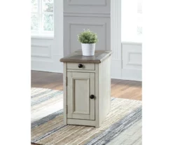 Bolanburg Chairside End Table With USB Ports, Outlets & Tray -DHP SHOP 810598698 9