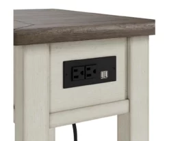 Bolanburg Chairside End Table With USB Ports & Outlets -DHP SHOP 810598700 2