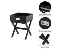 Glitzhome X-Leg End Table -DHP SHOP 810598717 A0 5