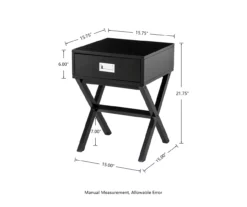 Glitzhome X-Leg End Table -DHP SHOP 810598717 A0 6