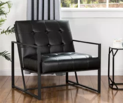 Glitzhome Modern Industrial Faux Leather Accent Chairs, 2-Pack -DHP SHOP 810598914 A0 3