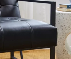 Glitzhome Modern Industrial Faux Leather Accent Chairs, 2-Pack -DHP SHOP 810598914 A0 5