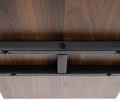 Walnut Modern A-Frame 4-Shelf Bookcase -DHP SHOP 810598942 A0 5