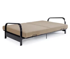 DHP Elbern Black Metal Futon With Cover -DHP SHOP 810599700 A9