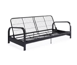 DHP Elbern Black Metal Futon With Cover -DHP SHOP 810599700 810600181 810600182 A8 3