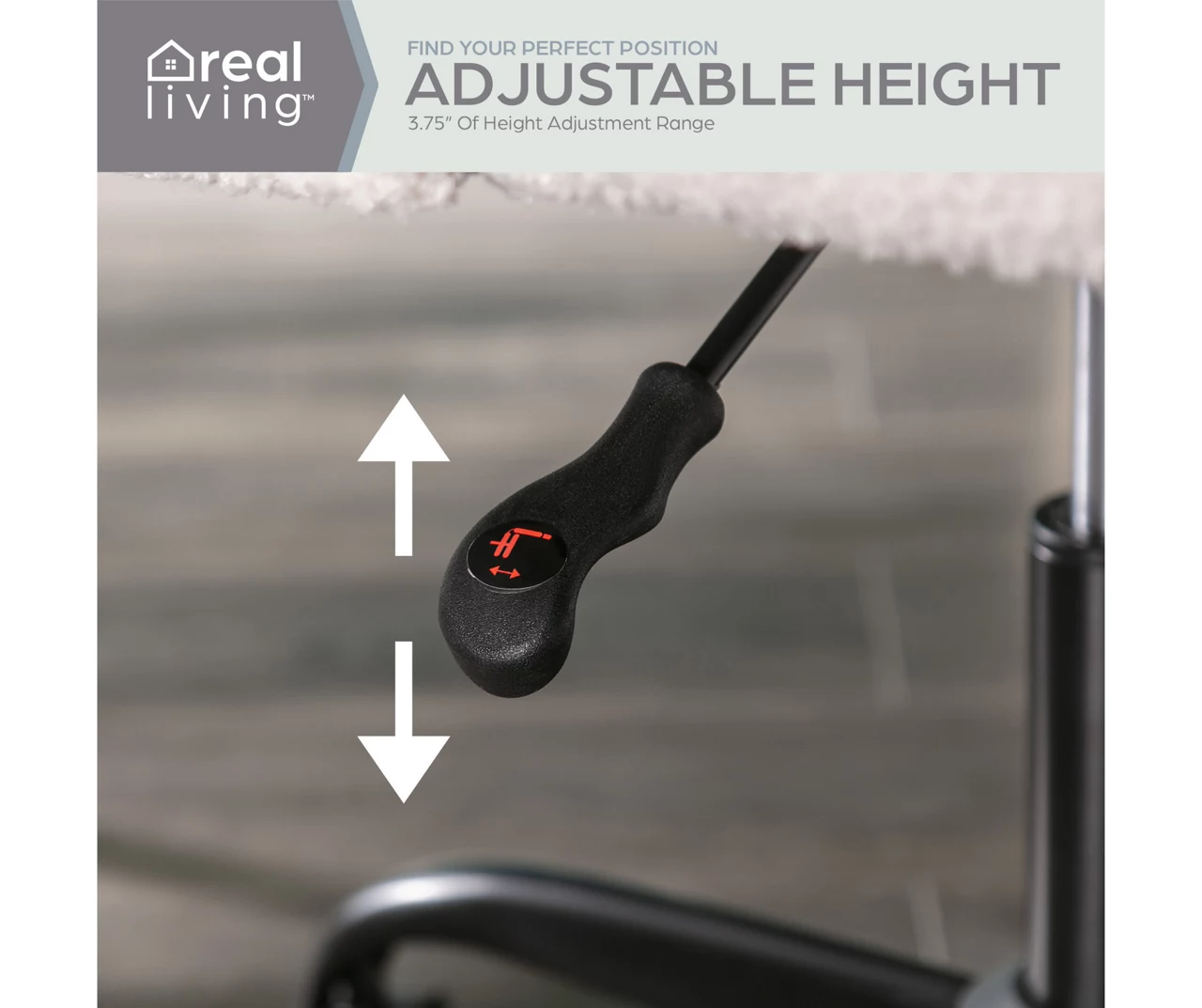 Cream Faux Wool Boucle Rolling Swivel Office Chair 8 Cream Faux Wool Boucle Rolling Swivel Office Chair - Image 8