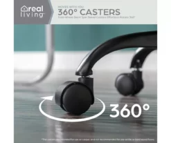 Cream Faux Wool Boucle Rolling Swivel Office Chair 20 Cream Faux Wool Boucle Rolling Swivel Office Chair -DHP SHOP 810606674 A0 6