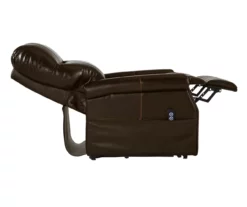 Markridge Chocolate Faux Leather Power Lift Recliner -DHP SHOP 810609737 2