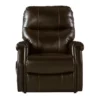 Markridge Chocolate Faux Leather Power Lift Recliner