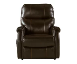 Markridge Chocolate Faux Leather Power Lift Recliner