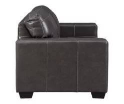 Morelos Gray Leather Loveseat -DHP SHOP 810610794 A0 6