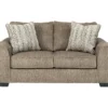 Olin Chocolate Brown Loveseat