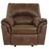 Bladen Coffee Faux Leather Rocker Recliner