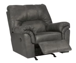 Bladen Slate Faux Leather Rocker Recliner -DHP SHOP 810612227 1