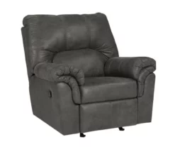 Bladen Slate Faux Leather Rocker Recliner -DHP SHOP 810612227 3