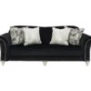 Harriotte Black Sofa