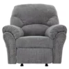 Allmaxx Gray Rocker Recliner
