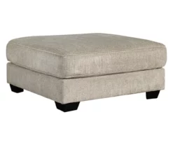 Ardsley Gray Oversize Accent Ottoman