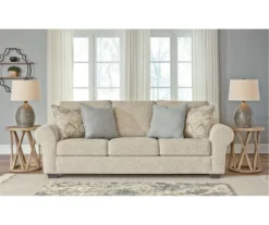 Haisley Ivory Queen Sleeper Sofa -DHP SHOP 810612307 3