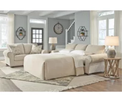 Haisley Ivory Queen Sleeper Sofa -DHP SHOP 810612307 6