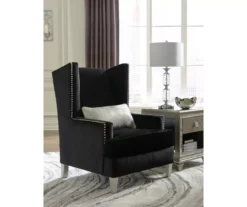 Harriotte Black Accent Chair -DHP SHOP 810612309 1