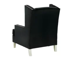 Harriotte Black Accent Chair -DHP SHOP 810612309 2