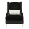 Harriotte Black Accent Chair