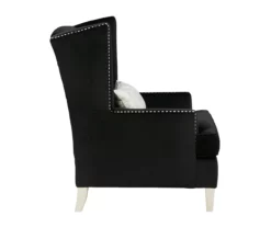 Harriotte Black Accent Chair -DHP SHOP 810612309 4