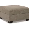 Creswell Gray Storage Ottoman