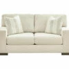 Maggie White Loveseat