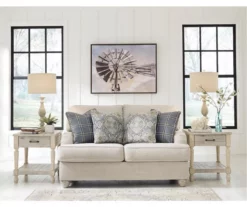 Traemore Linen Loveseat -DHP SHOP 810612377 3