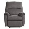 Nerviano Gray Zero Wall Recliner