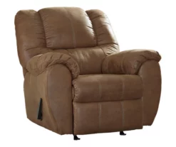 McGann Saddle Faux Leather Rocker Recliner -DHP SHOP 810612511 A0 2