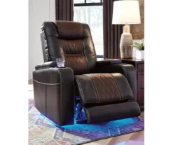 Composer Brown Faux Leather Power Recliner -DHP SHOP 810612553 11