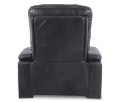 Composer Black Faux Leather Power Recliner -DHP SHOP 810612554 1