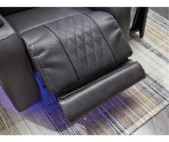 Composer Black Faux Leather Power Recliner -DHP SHOP 810612554 5