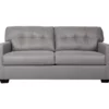 Battstone Graphite Faux Leather Sofa