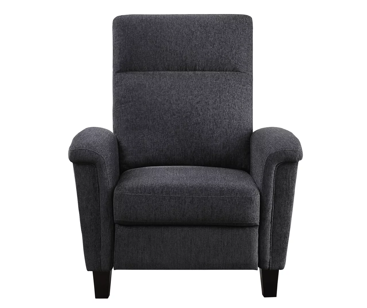 Weiser Dark Gray Push-Back Recliner 1 Weiser Dark Gray Push-Back Recliner