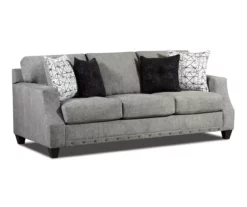Alexandria Gray Chenille Sofa -DHP SHOP 810616679 A0 2