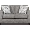 Alexandria Gray Chenille Loveseat