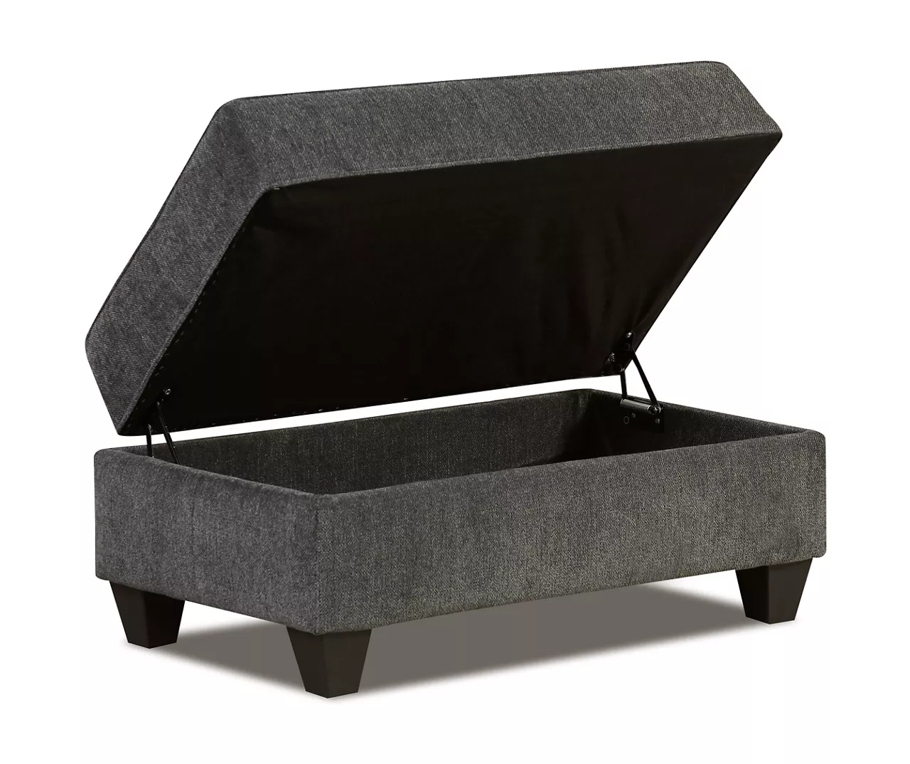 Tripoli Slate Storage Ottoman 2 Tripoli Slate Storage Ottoman - Image 2