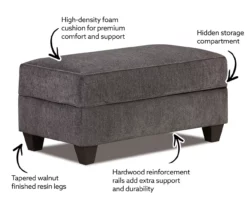 Broyhill Tripoli Slate Sectional & Ottoman Set 10 Broyhill Tripoli Slate Sectional & Ottoman Set -DHP SHOP 810616883 X0 1
