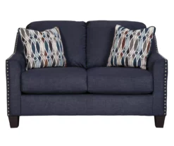 Creeal Heights Midnight Blue Loveseat
